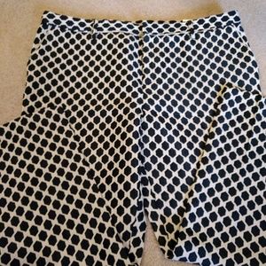 Worthington Black and Ivory/Khaki Jacquard Size 18